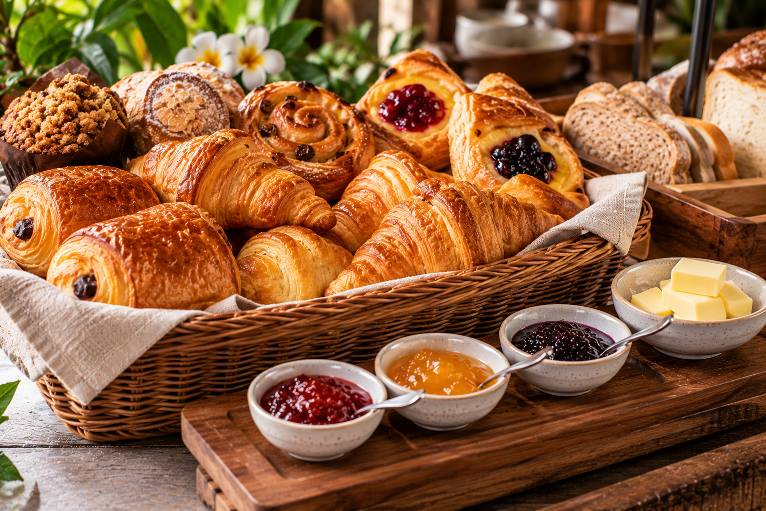 Selection of Freshly Baked Pastries